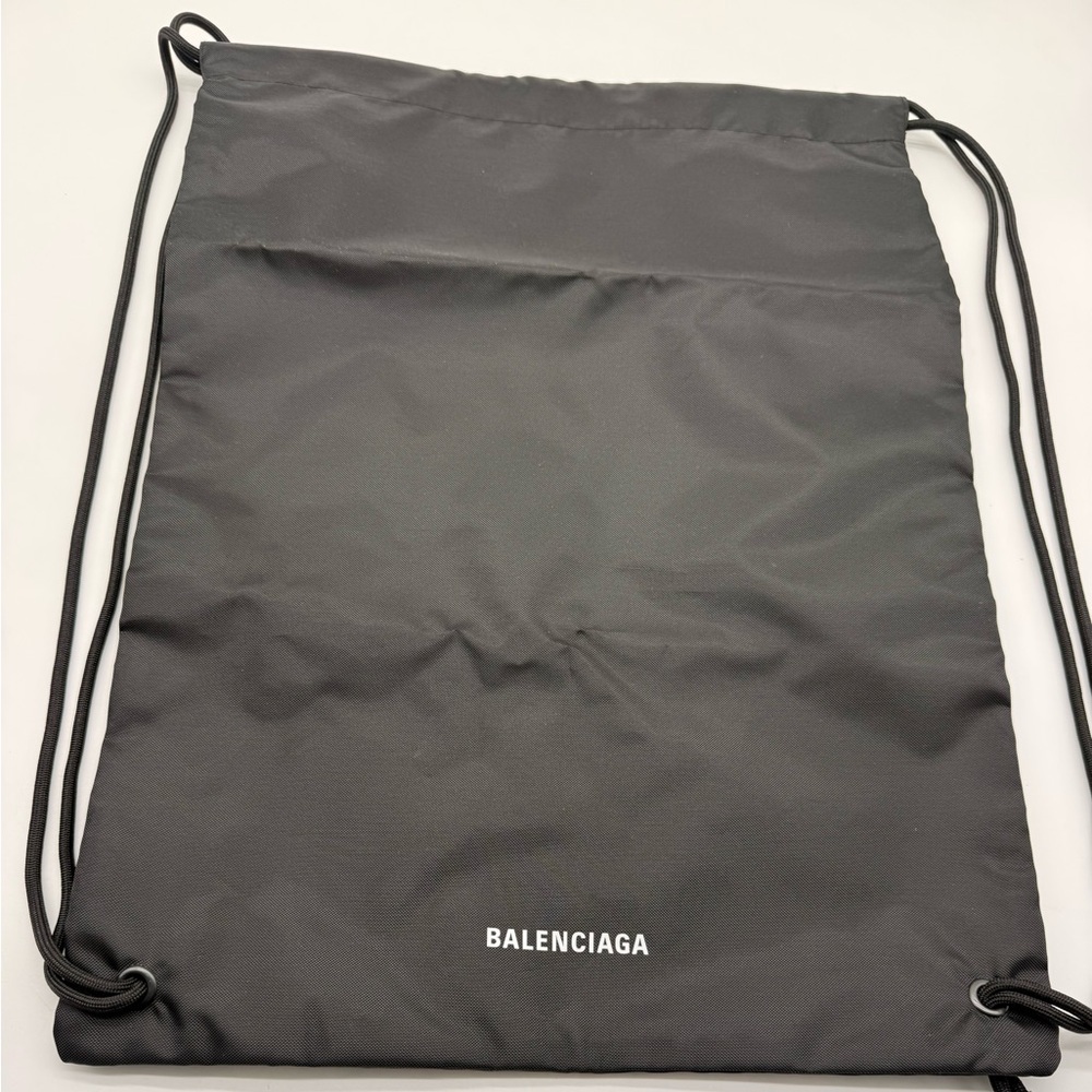 Balenciag Drawstring Cinch Bag Duster Backpack